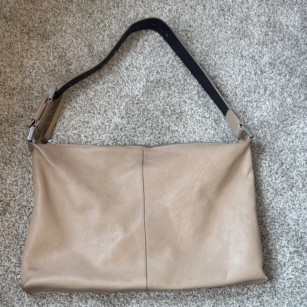 All Saints Edbury Tan Leather Shoulder Bag - Picture 3 of 9